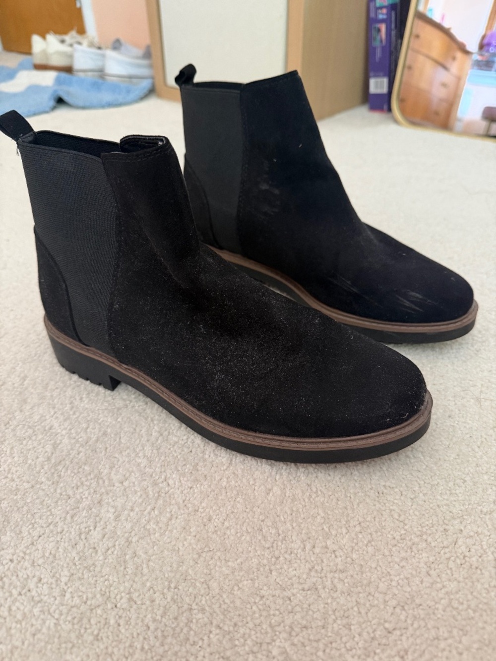 Esprit Black Women's Ankle Boots, Size 9.5